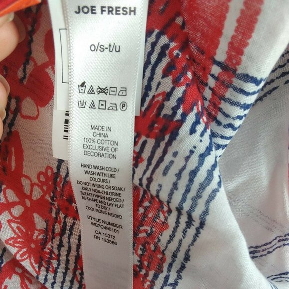 Never Worn Striped Lightweight Wrap Tassel Scarf - Picture 6 of 6